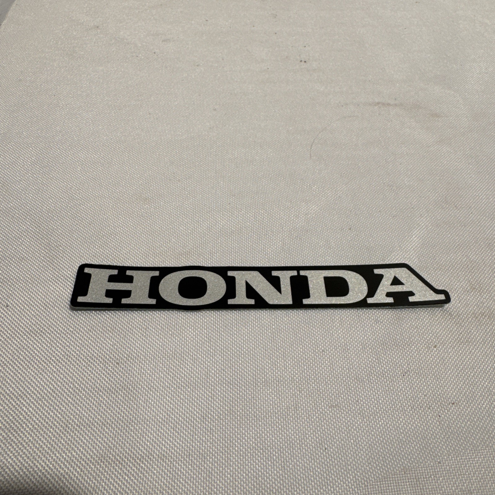 GENUINE HONDA DECAL STICKER FOR HONDA CARS, ATVS, MOTORCYCLES IN BLACK / SILVER