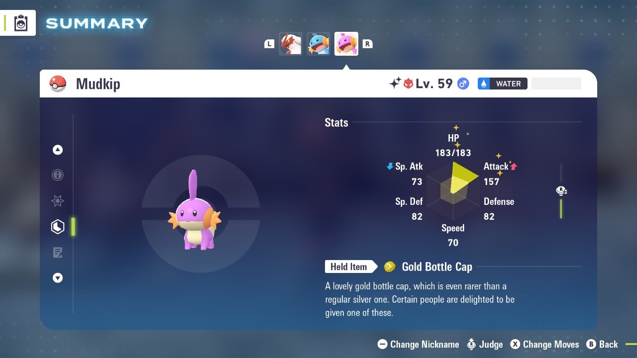 Pokémon Legends: Z-A Shiny Mudkip 6iv ✨Max EV✨ ALPHA