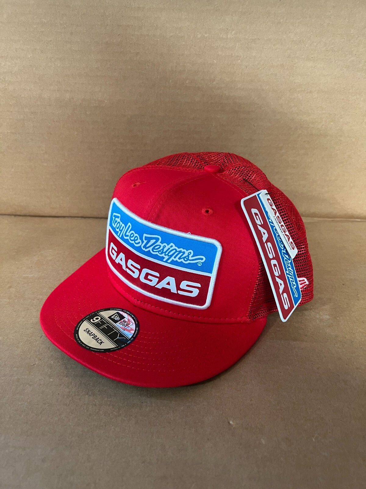 Troy Lee Designs Gas Gas Team Stock Snapback Hat Red 750600010 New
