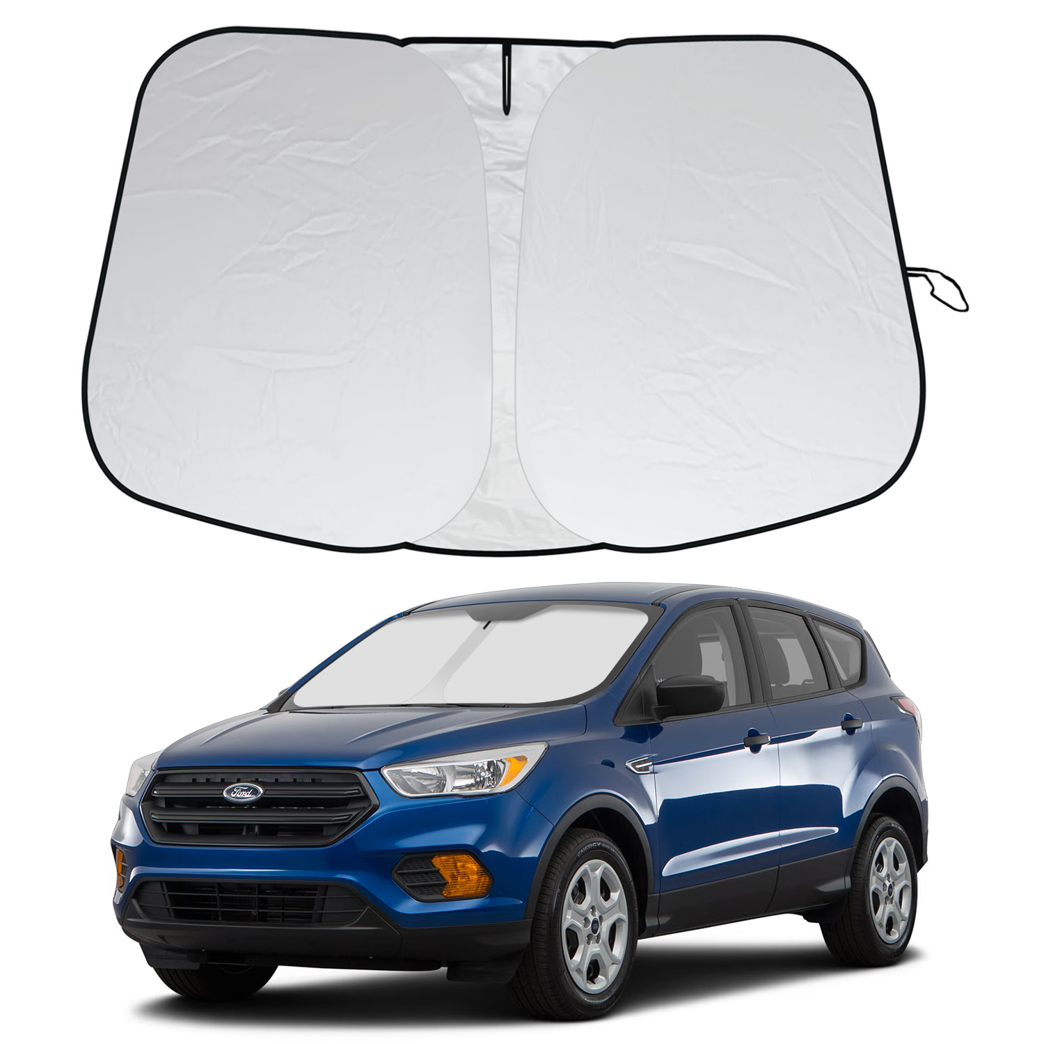For 2013-2019 Ford Escape Foldable Windshield Sun Shade UV Block Shield Cover