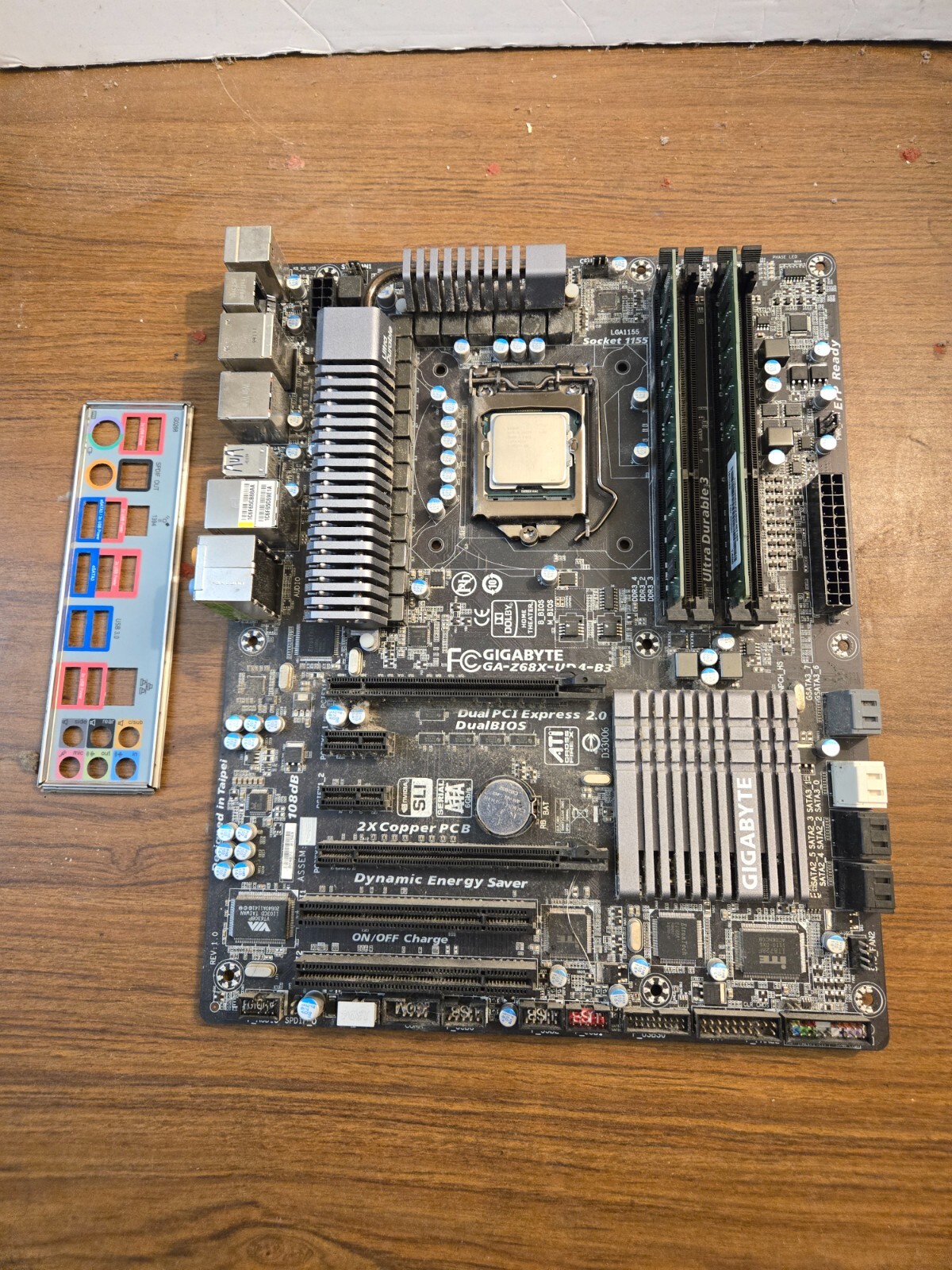 Gigabyte GA-Z68X-UD4-B3 Intel LGA1155 ATX Motherboard i7-2600 3.40GHz 16GB DDR3
