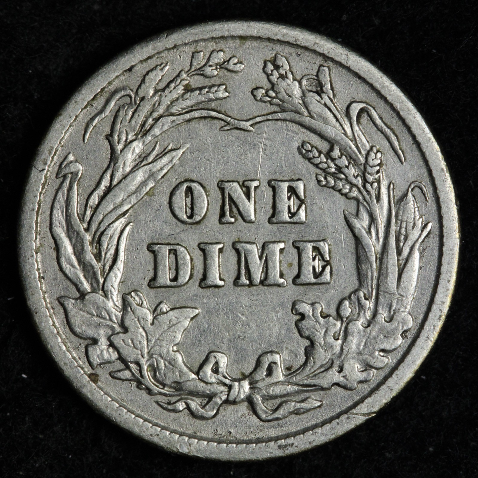 1905 Barber Silver Dime XF+ E301 UAM