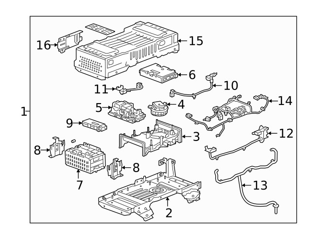 Genuine GM Battery Cooling Air Inlet Duct 24278661