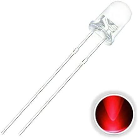 100PCS 5mm Red Flickering LED Candle Light Diodes