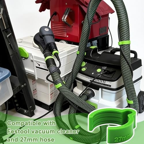 20-Pack Dust Hose Organizer Clips - For Festool Vacuum D27 Hoses,fits Set of 20