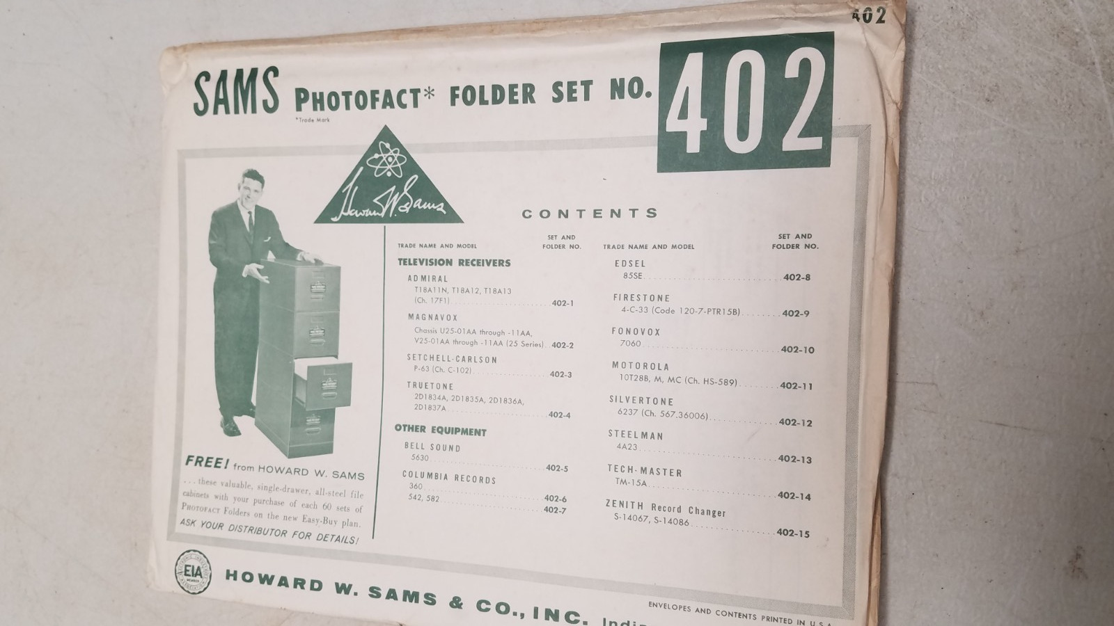 Sams Photo Facts Set #402 6/58 Complete (D)