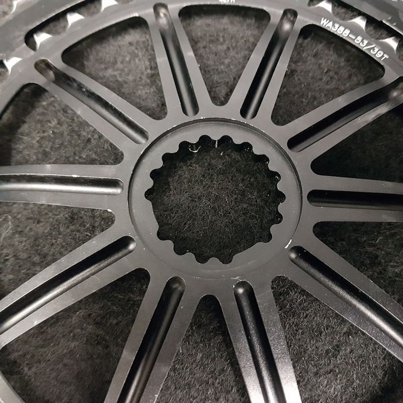 CANNONDALE SPIDERING 53/39D Plates (Ref 1439)