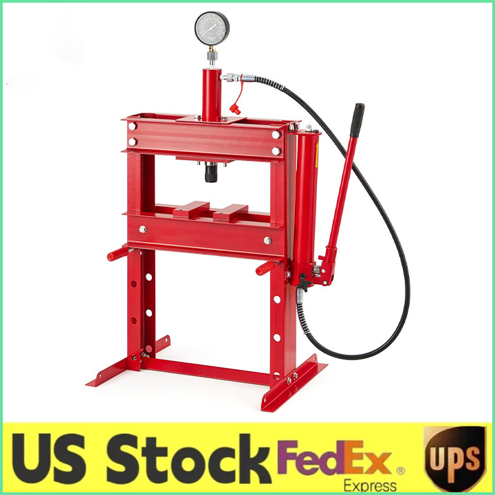✨10 Ton Hydraulic Press,Hydraulic Shop Press,H Frame Hydraulic Press, Press Plat