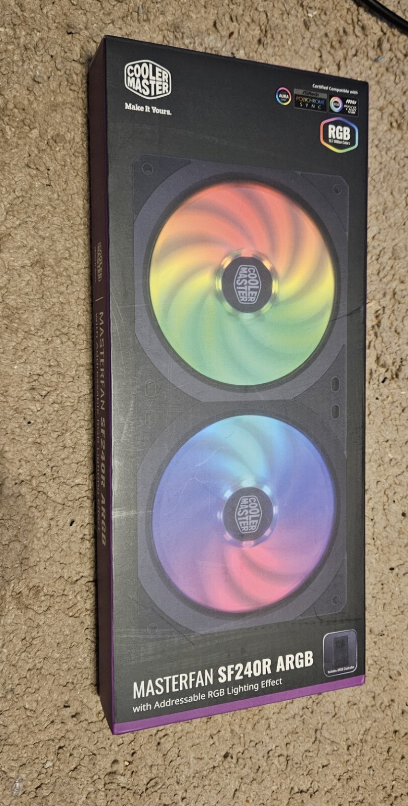 Cooler Master MasterFan SF240R ARGB 240mm Fan NEVER USED!