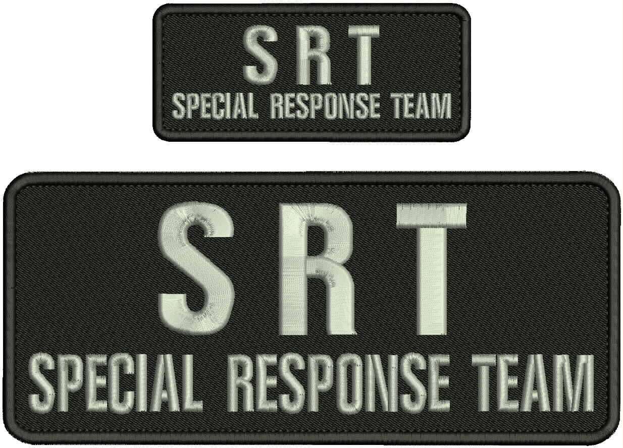 S R T/SPECIAL/RESPONSE/TEAM EMB PATCH 4X10 AND 2X5'' Velcr@ On Back