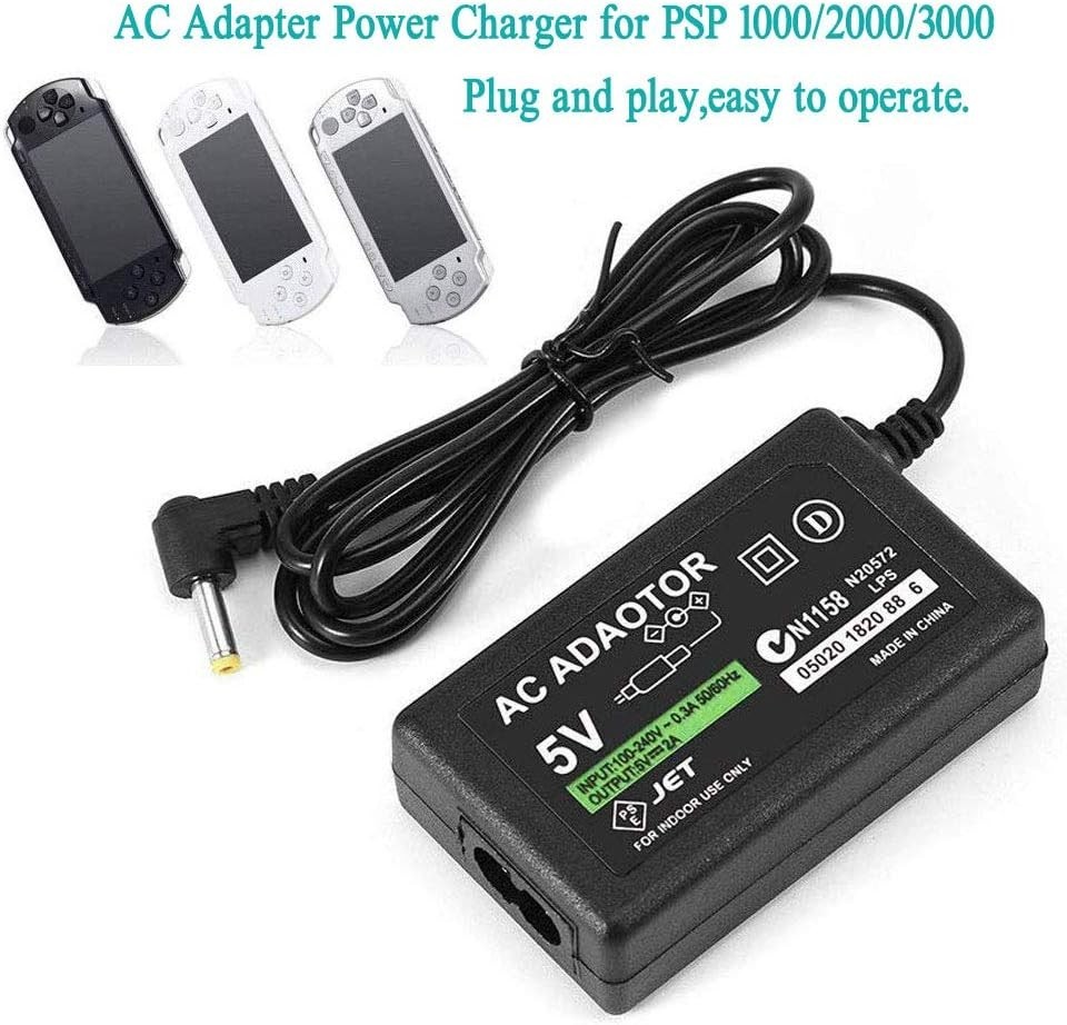 AC Adapter Home Wall Charger Power Supply for Sony PSP 3000 2000 1000 Slim Lite