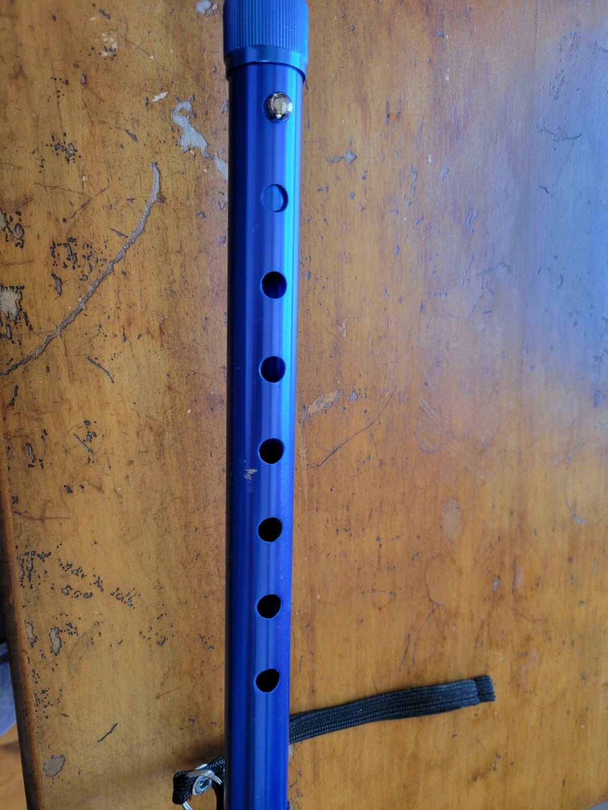 Walking Cane Foldable, Adjustable, Collapsible, Free Standing Blue
