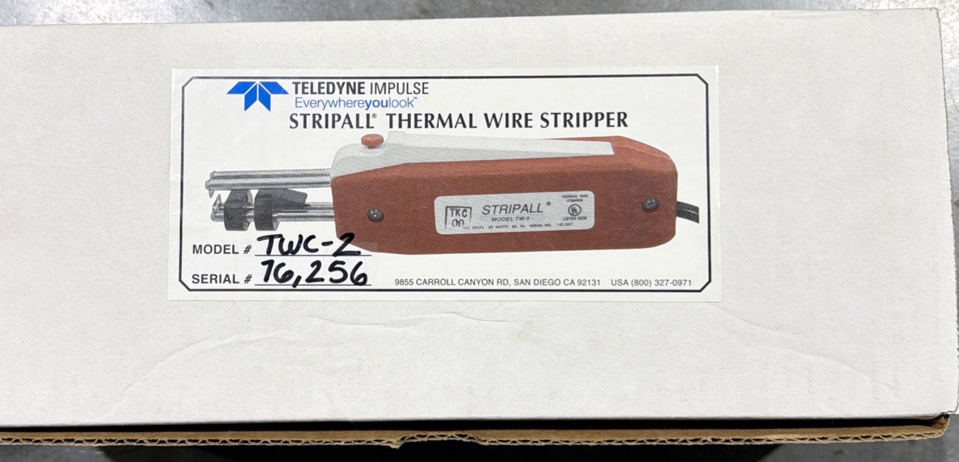 Teledyne Stripall Model TWC-2 Thermal Electric Wire Stripper