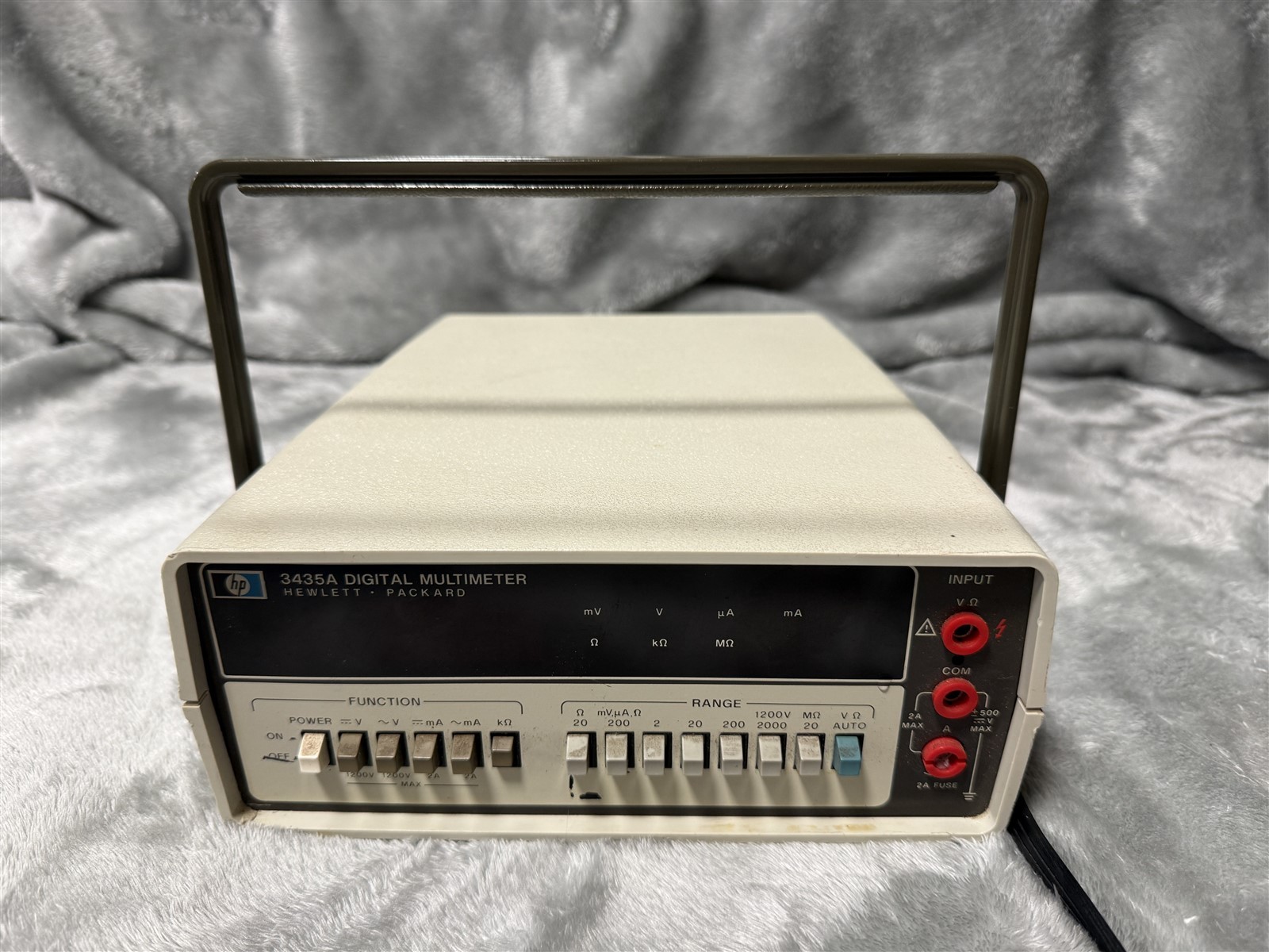 HP 3435A DIGITAL MULTIMETER - HEWLETT PACKARD - "AS-IS UNTESTED"