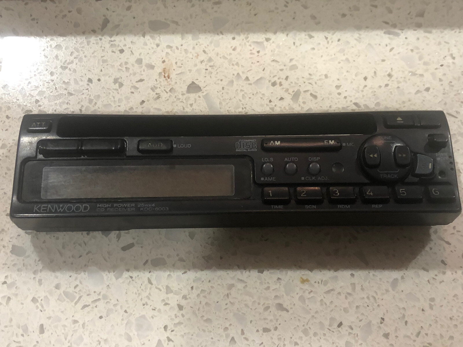 KENWOOD KDC-6003 CAR  STEREO ONLY ONLY KENWOOD  KDC-6003 FACEPLATE ONLY OEM🟠