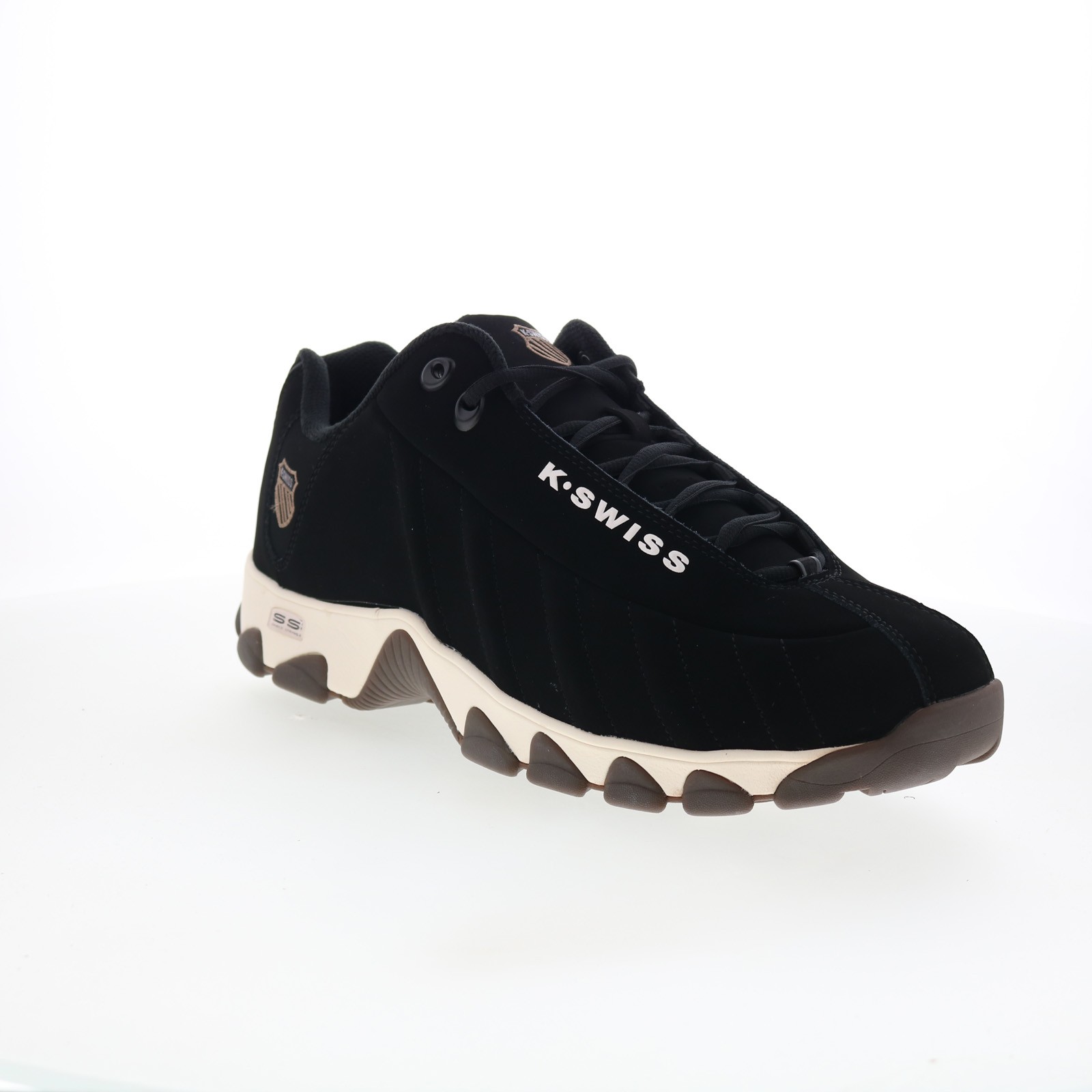 K-Swiss ST329 CMF 03426-033 Mens Black Nubuck Lifestyle Sneakers Shoes