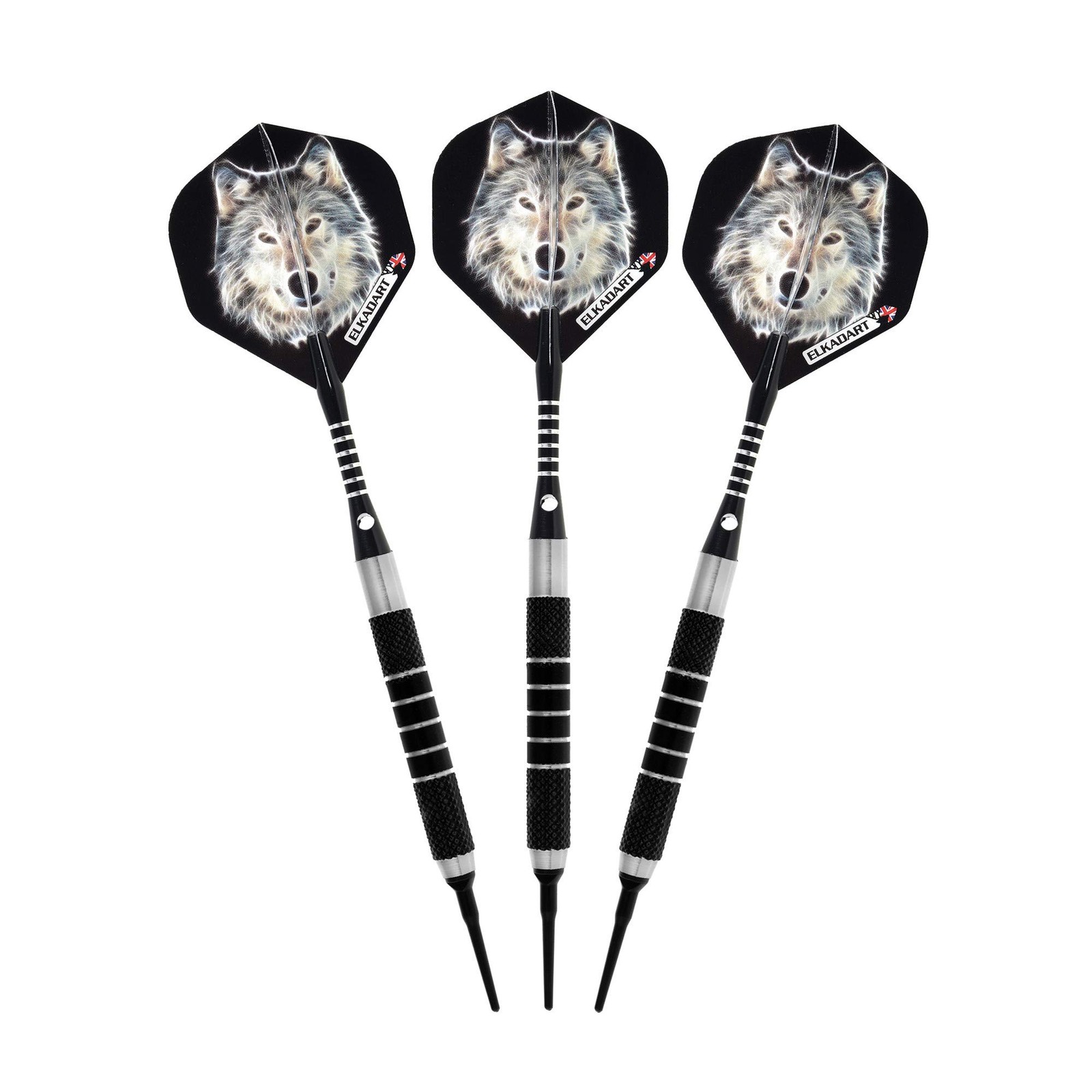 Elkadart Unisex Adult Elkadart Lone Wolf Soft Tip Darts Storage Travel Case 18