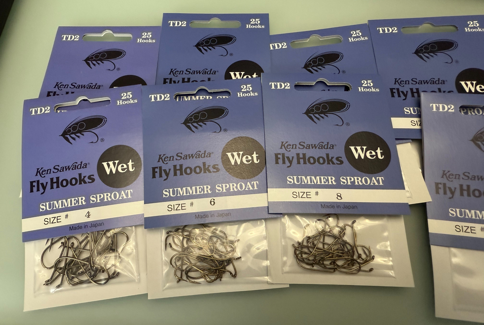 Ken Sawada TD2 Summer Sproat Salmon Fly  Hooks
