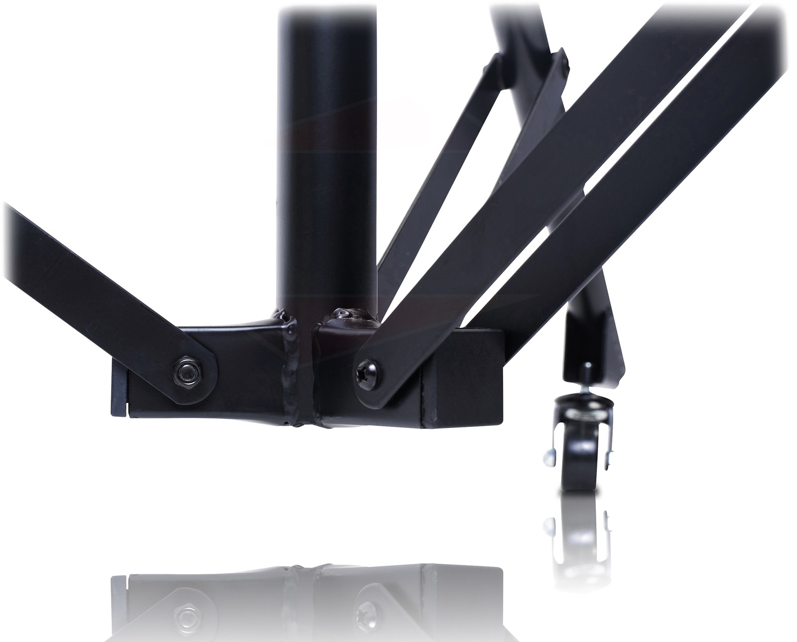 2 PACK Studio Microphone Boom Stand with Wheels by GRIFFIN | Extended Mic Height