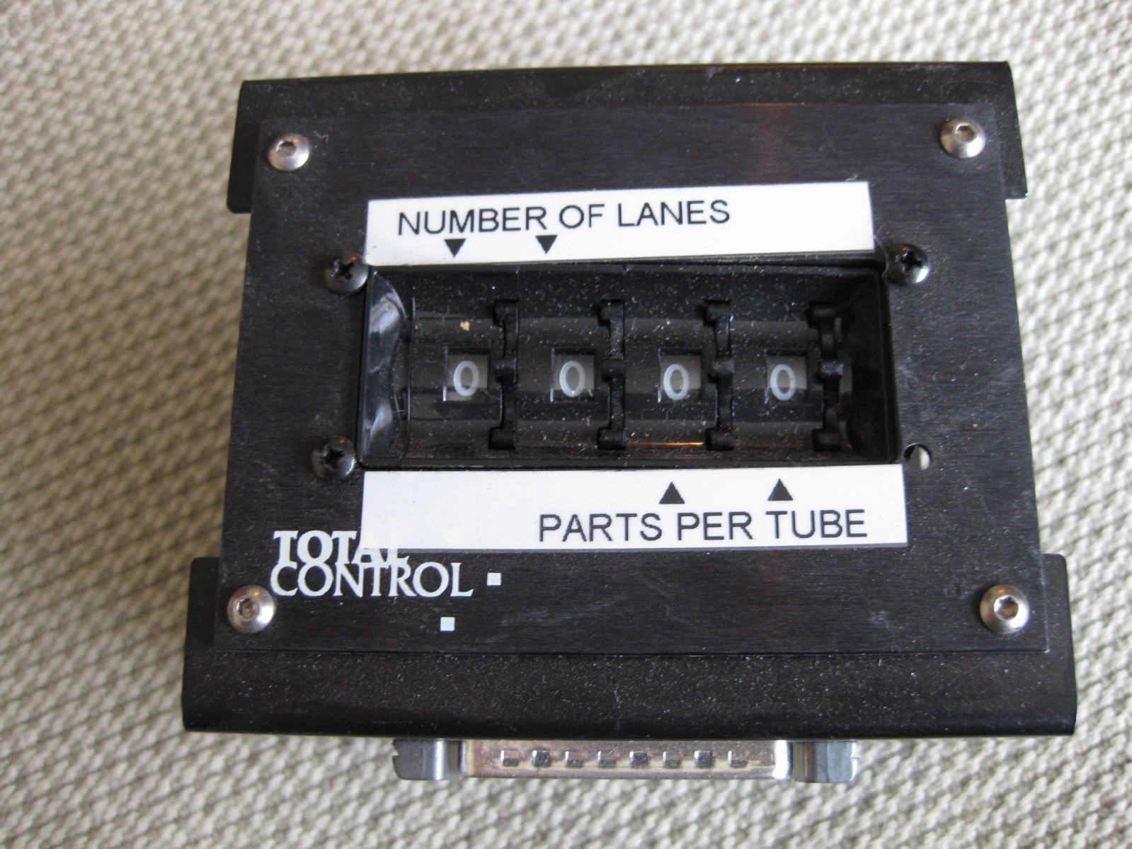 Total Control Systems 4 Digit Adjustable Counter ElectroMechanical