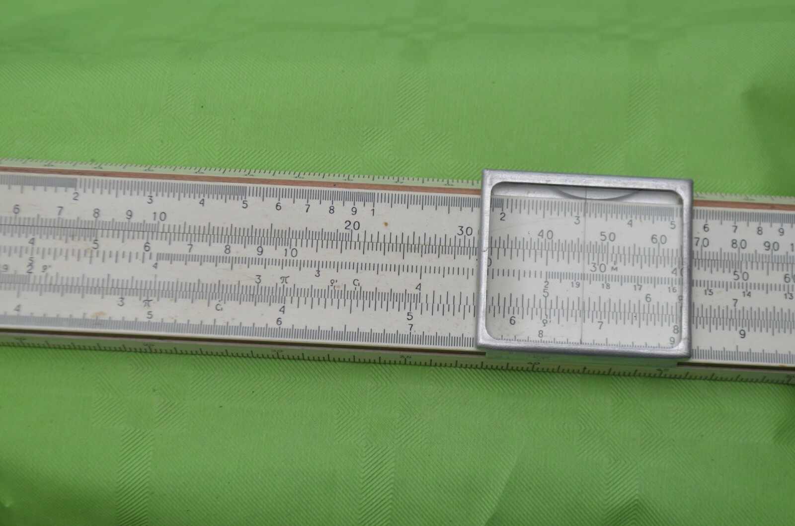 USSR manufactured slide rule with case