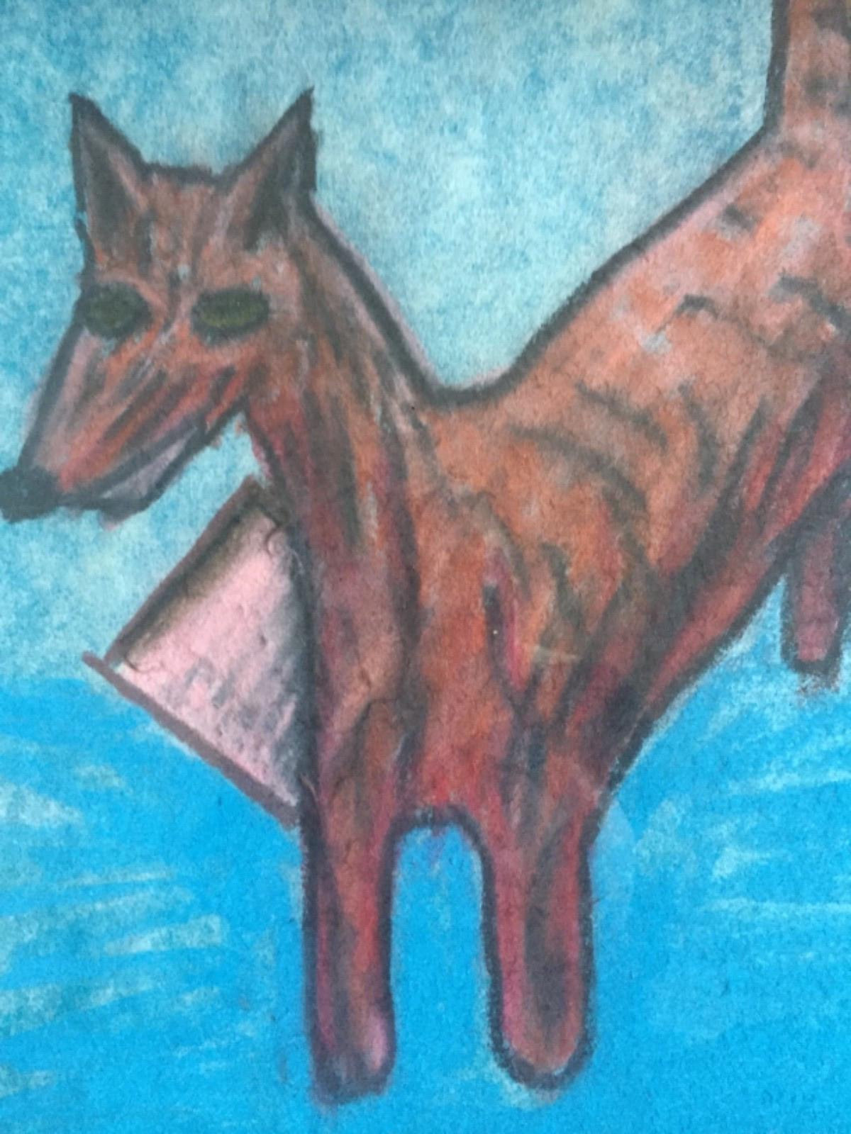 NIGEL WHITE (Australia 1958-) Original pastel drawing