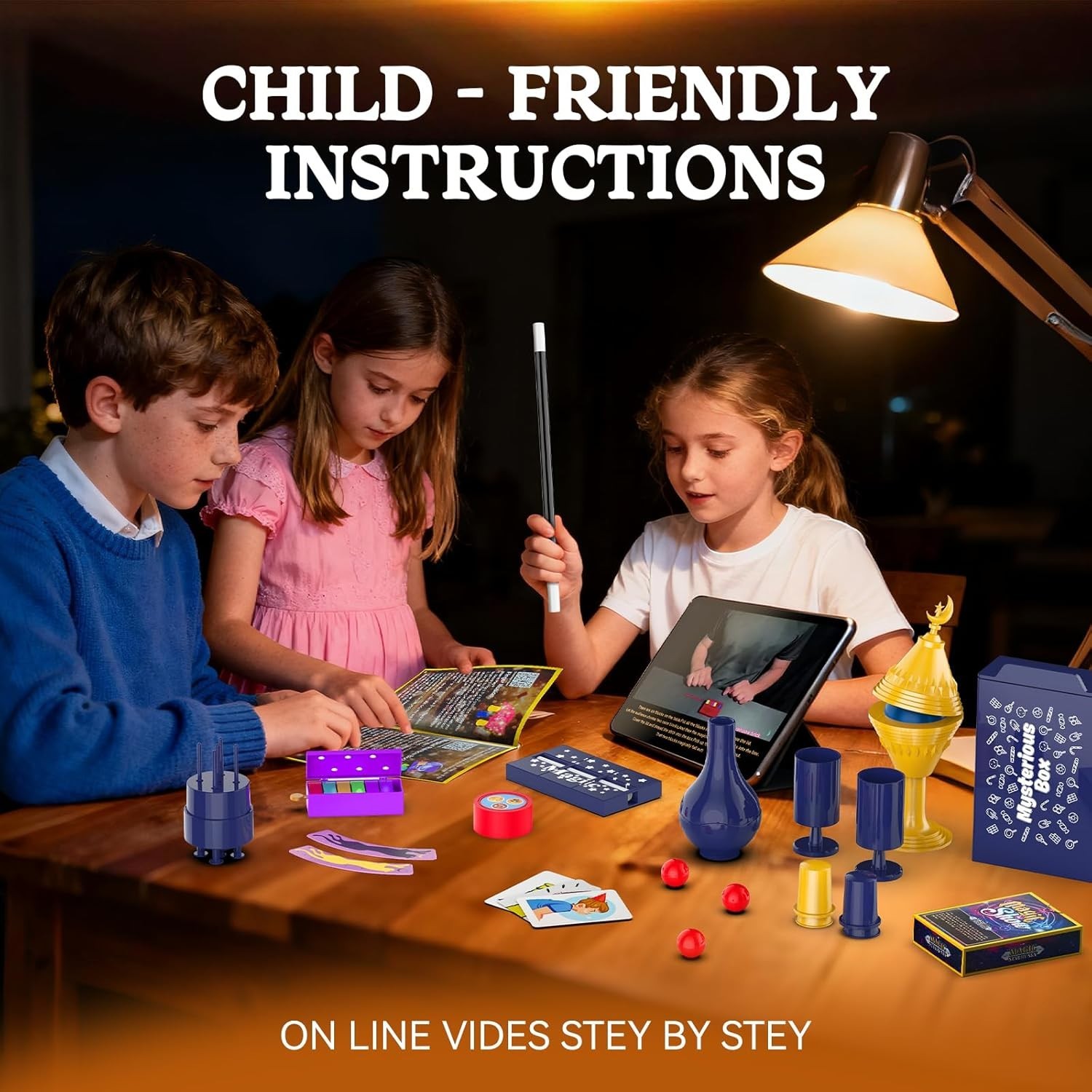 300+ Magic Tricks Kit for Kids with Video Instructions
