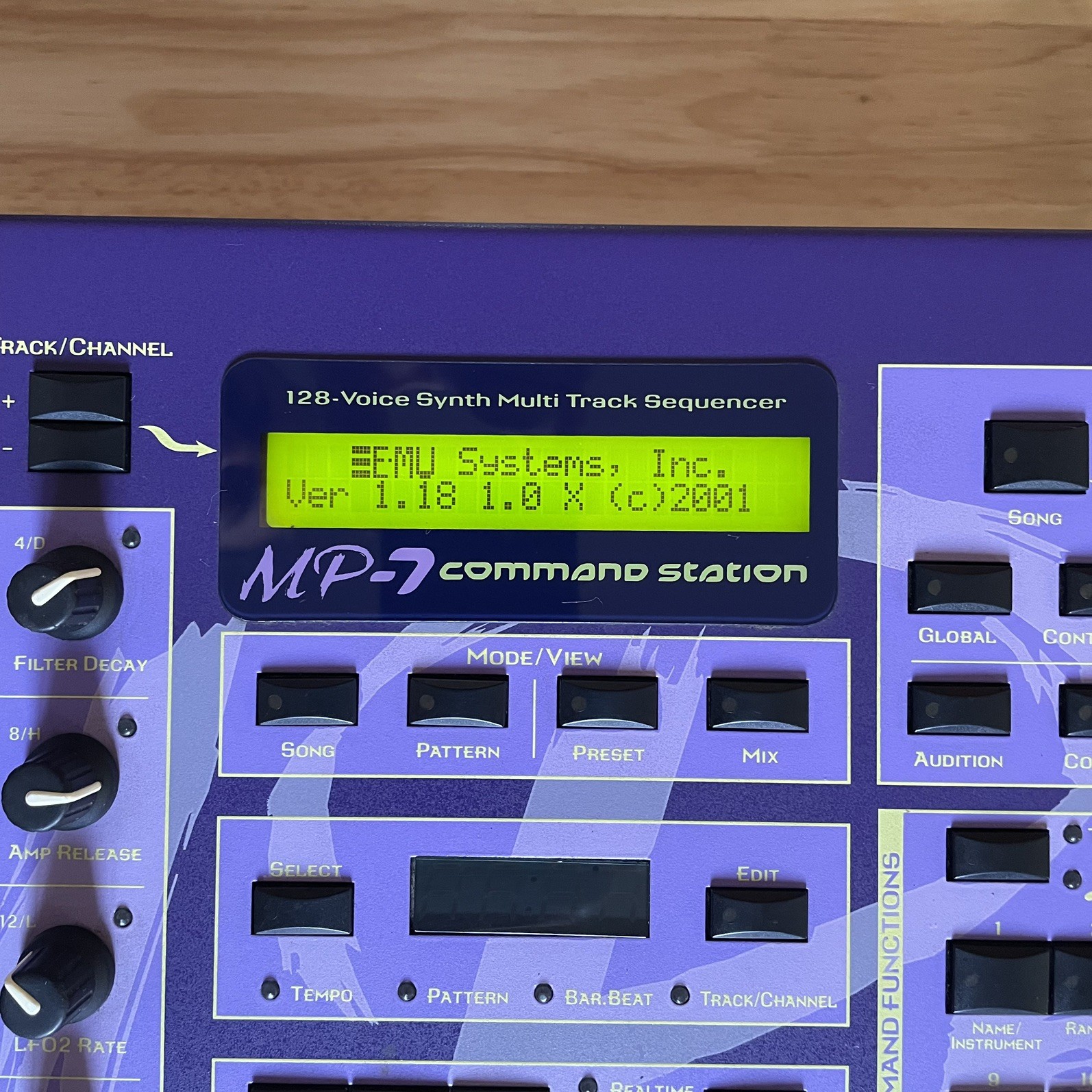 E-MU MP-7 Command Station - 7760 MPC-style synthesizer, drum machine, sequencer