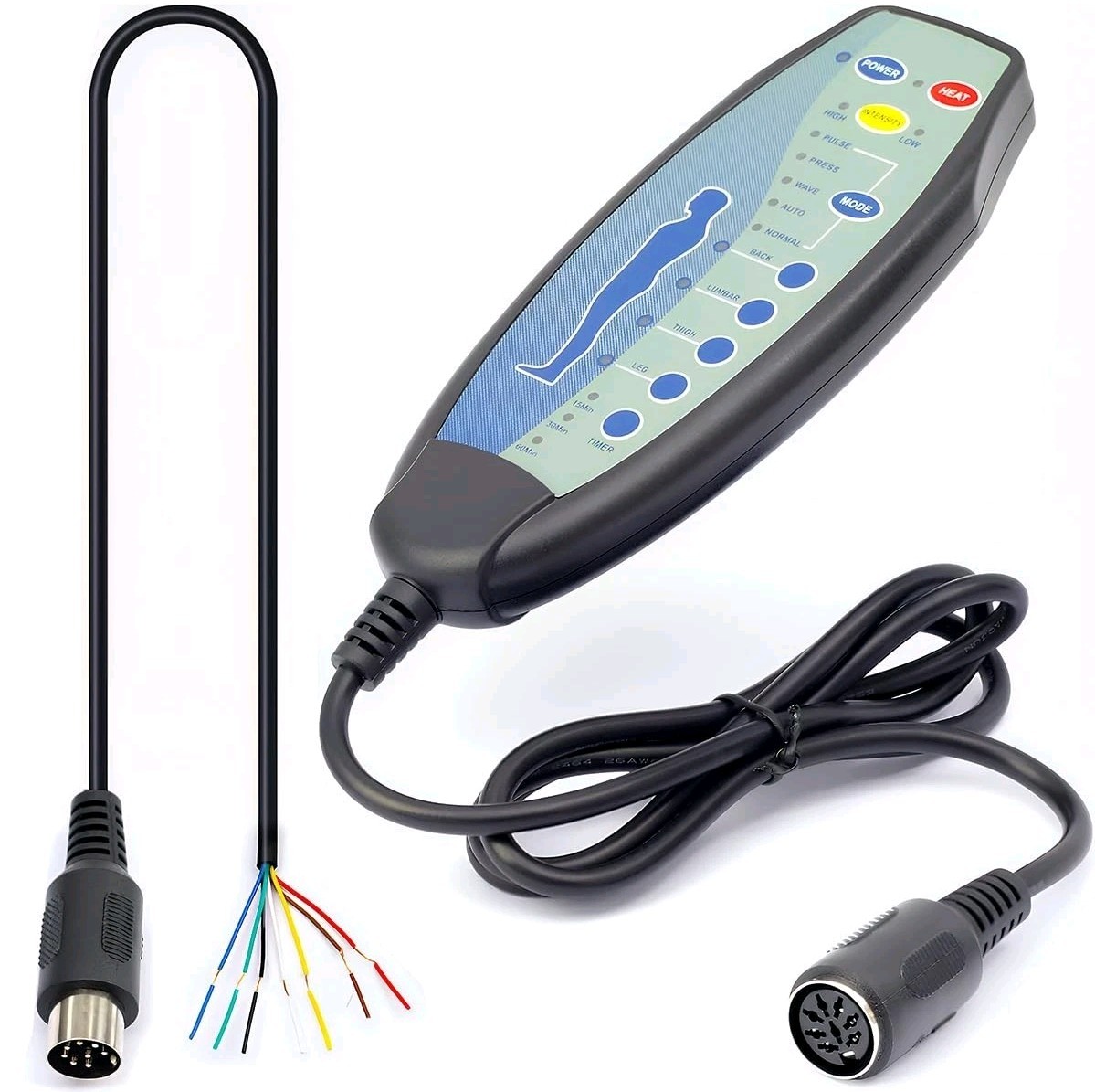 8 Female Pin Remote For Massage Power Lift Recliner Chair Hand Controller 12VDgH
