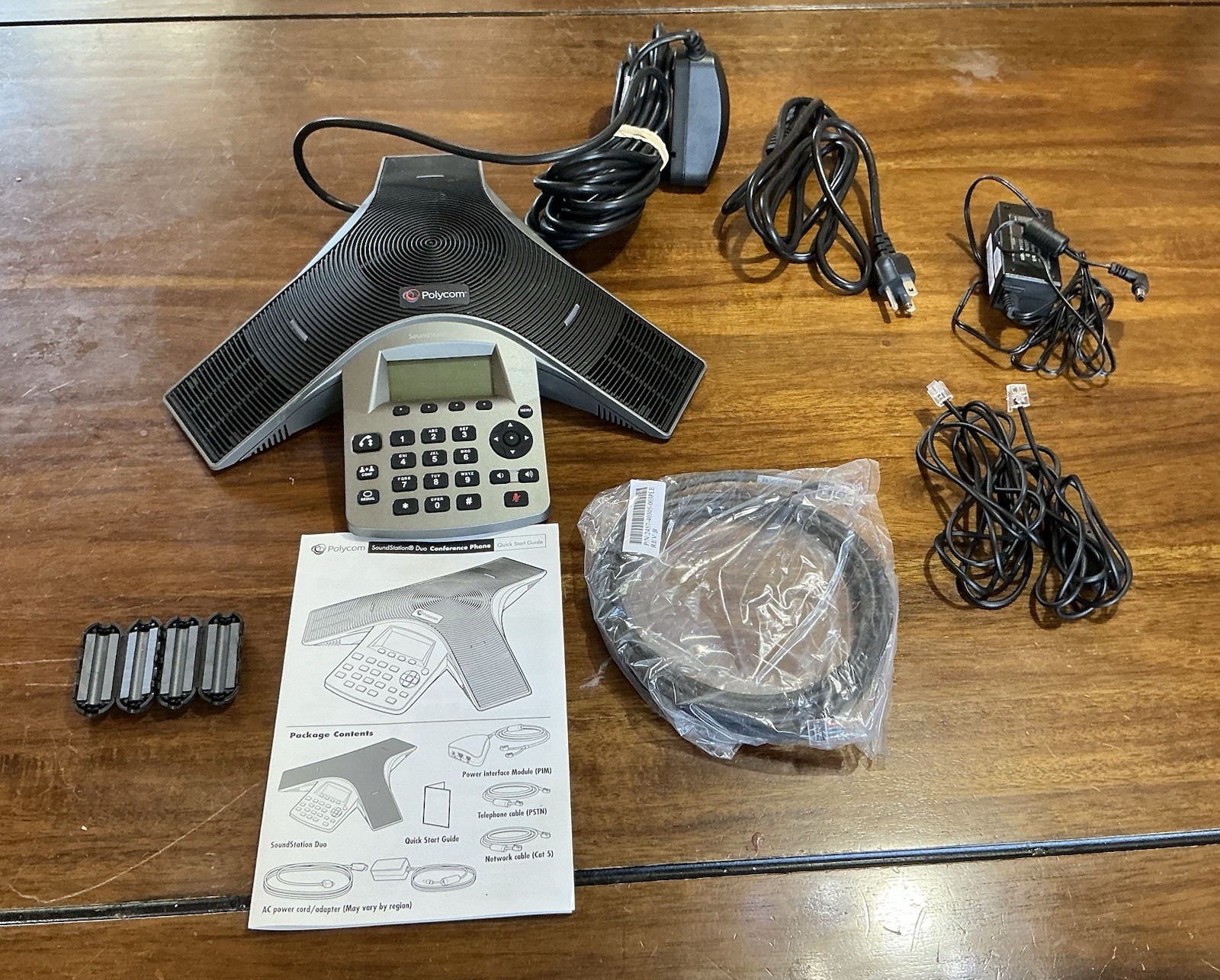 NEW - Polycom SoundStation Duo Conference Phone Complete 2201-19000-001