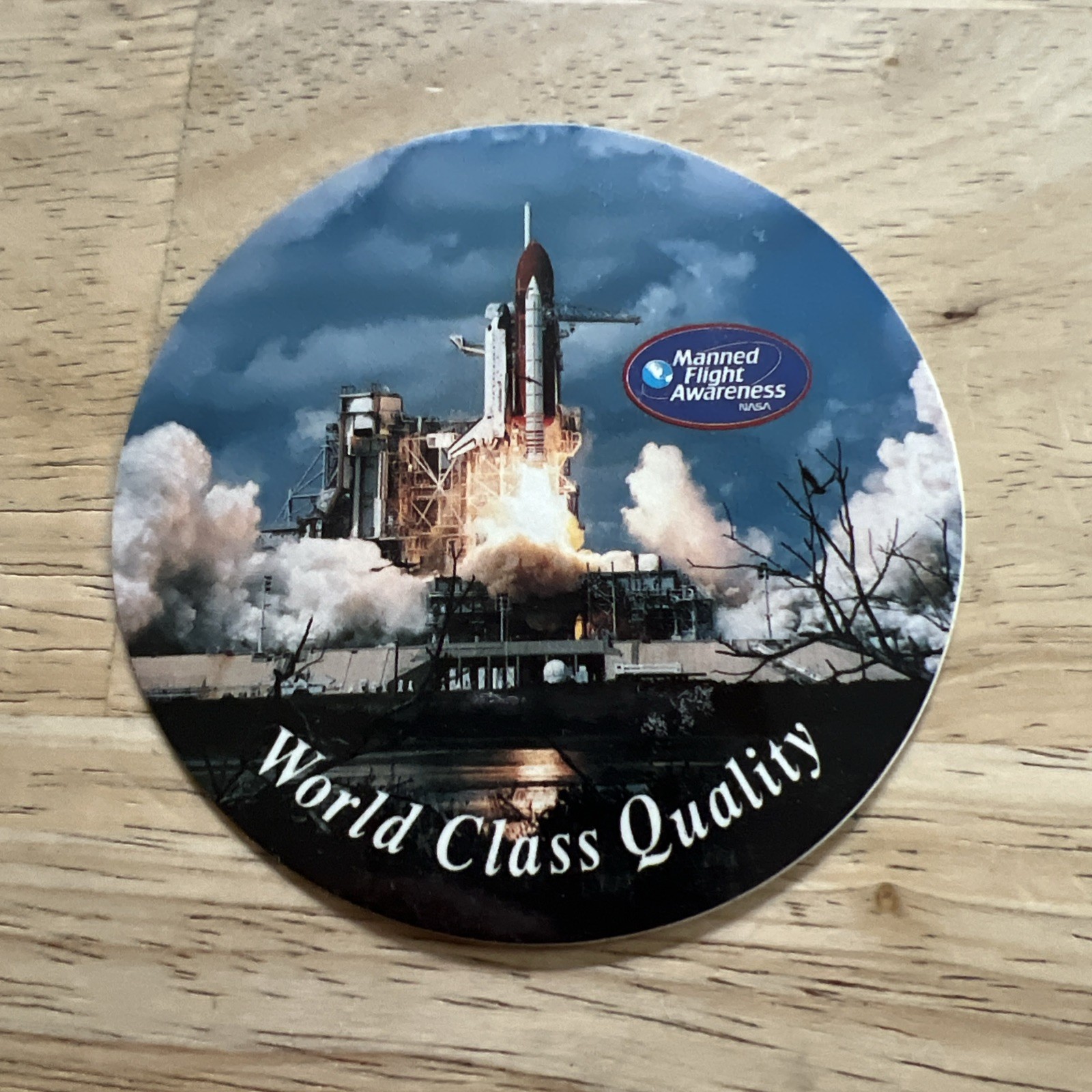 Vintage NASA Space Shuttle Sticker - World Class Quality