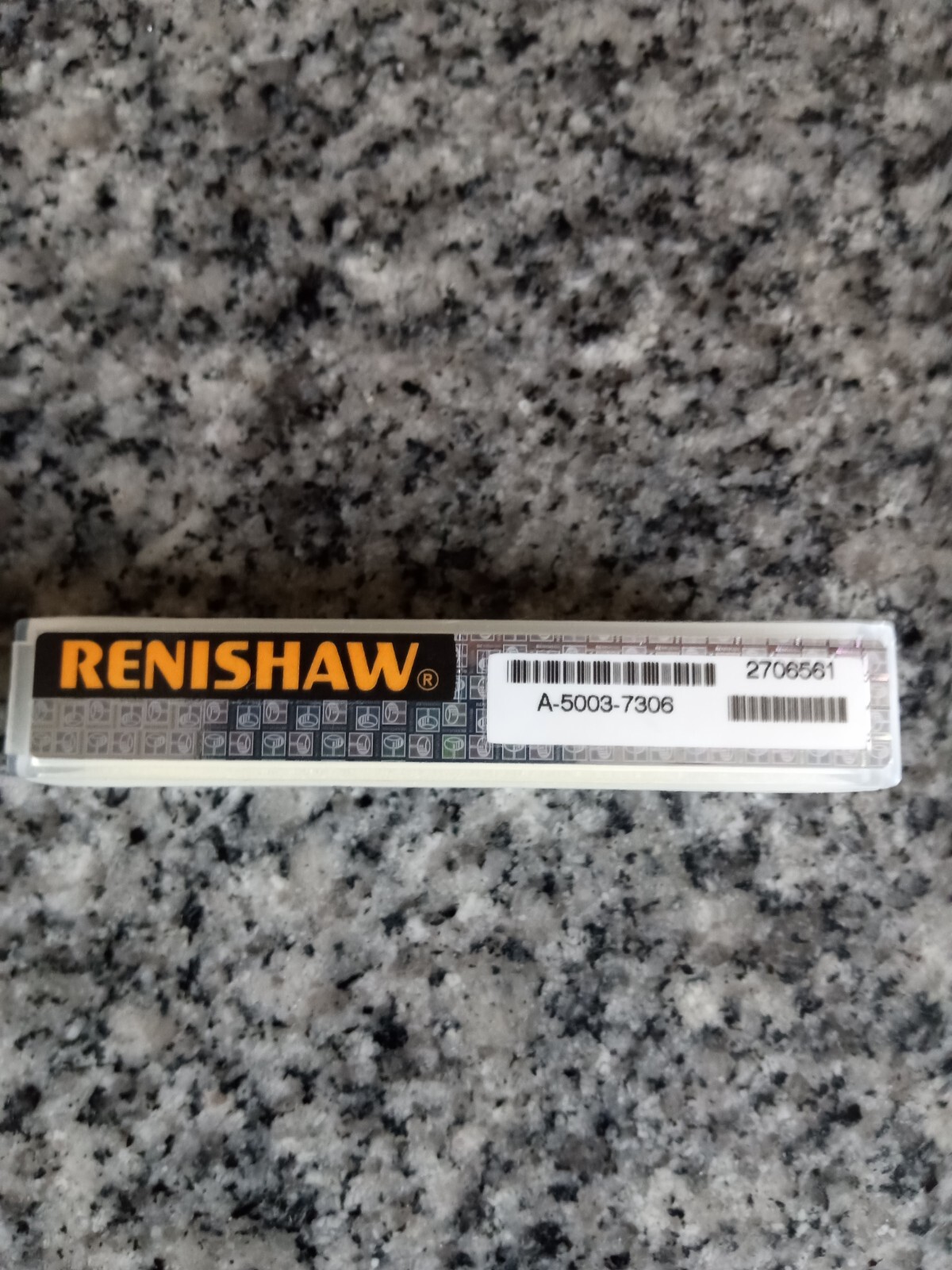 RENISHAW CMM Stylus: 6 mm Ball Dia, 50 mm OAL, M4 Ruby Point, Carbon Fiber