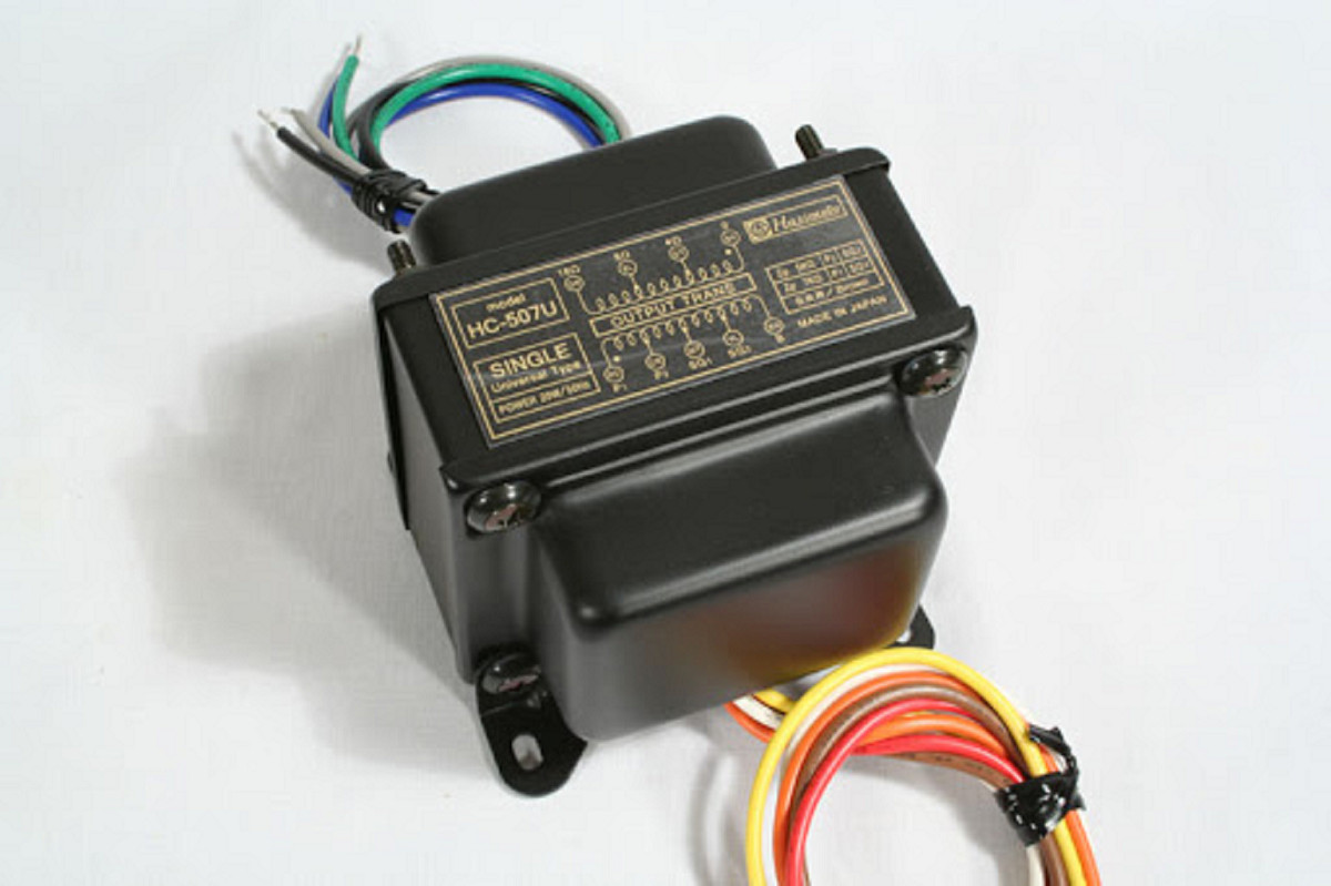 A pair Hashimoto HC-507U Output Trans. 20W Single 5K,7K/16,8,4 for 6V6,6L6GCetc.