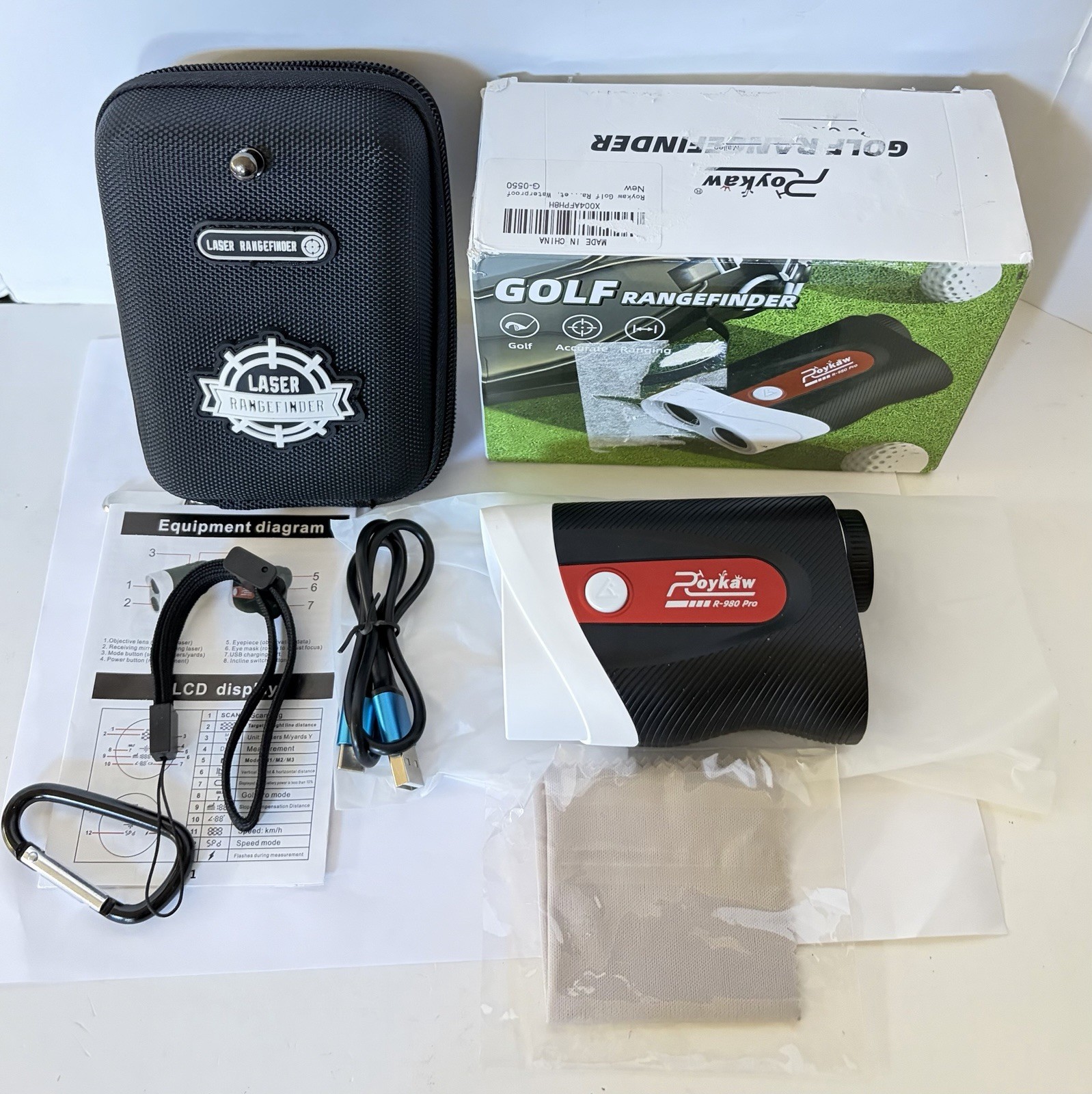 Roykaw rangefinder - Golf rangefinder with slope
