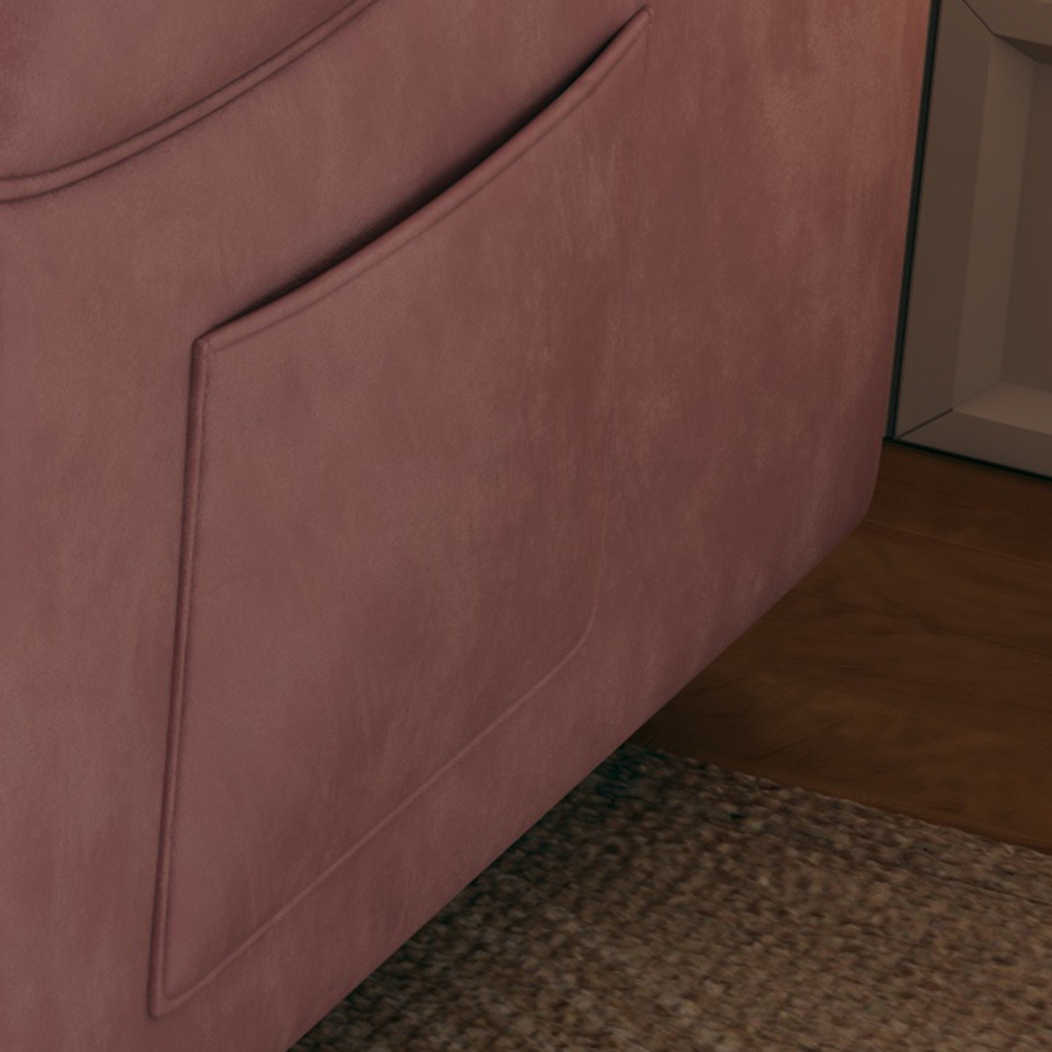 Convertible Sleeper Sofa Bed Velvet Loveseat 2-Seater Sofa w/ Pull Out Bed