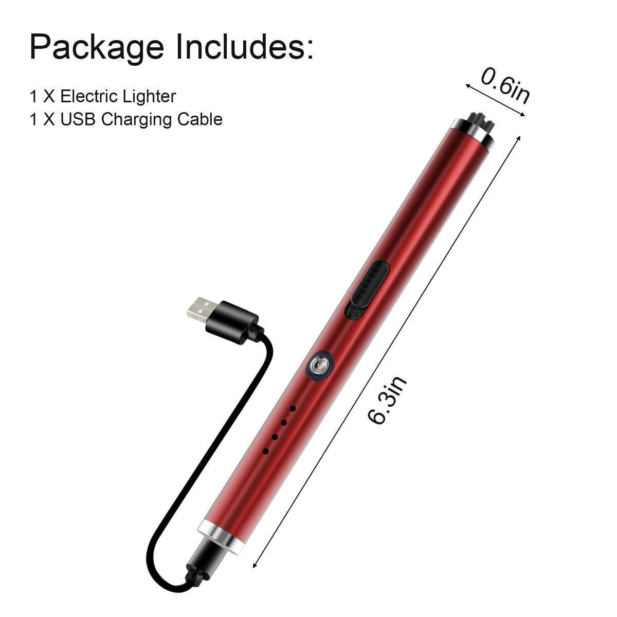 Electric Double Arc Lighter Flexible Neck USB Rechargeable Candles BBQ Windproof