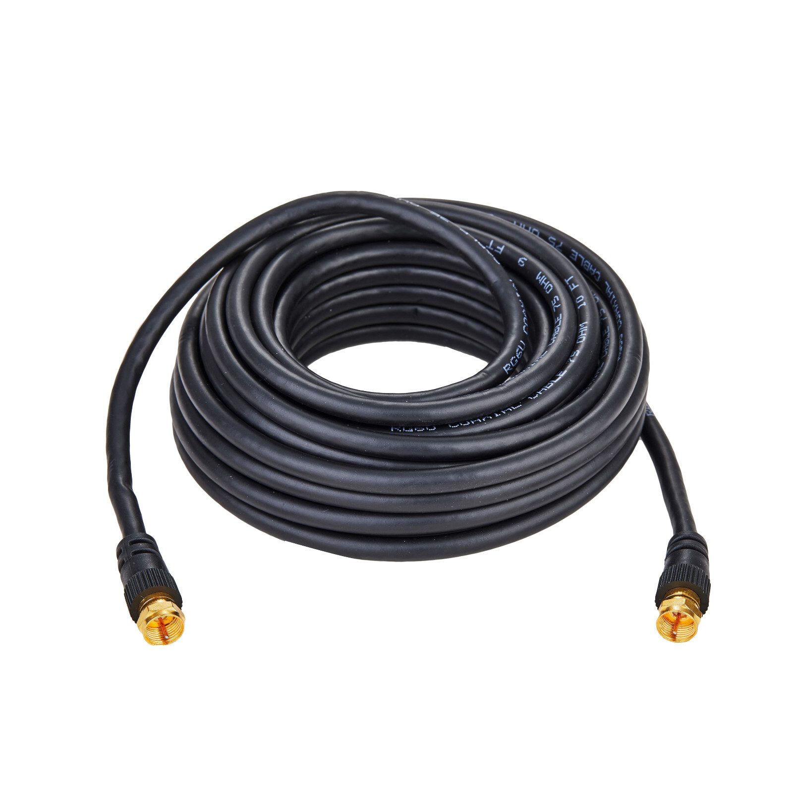 RG6 DUAL QUAD Shield Coaxial Cable for TV Antenna Satellite Coax 3ft - 100ft Lot