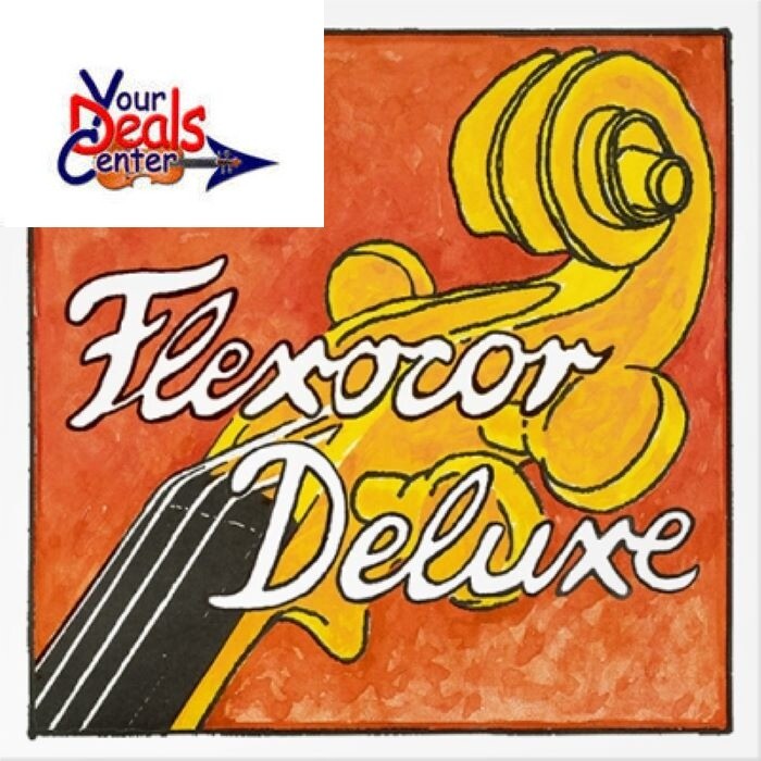 Pirastro Flexocor Deluxe Cello D Strings  4/4 Steel/Chrome