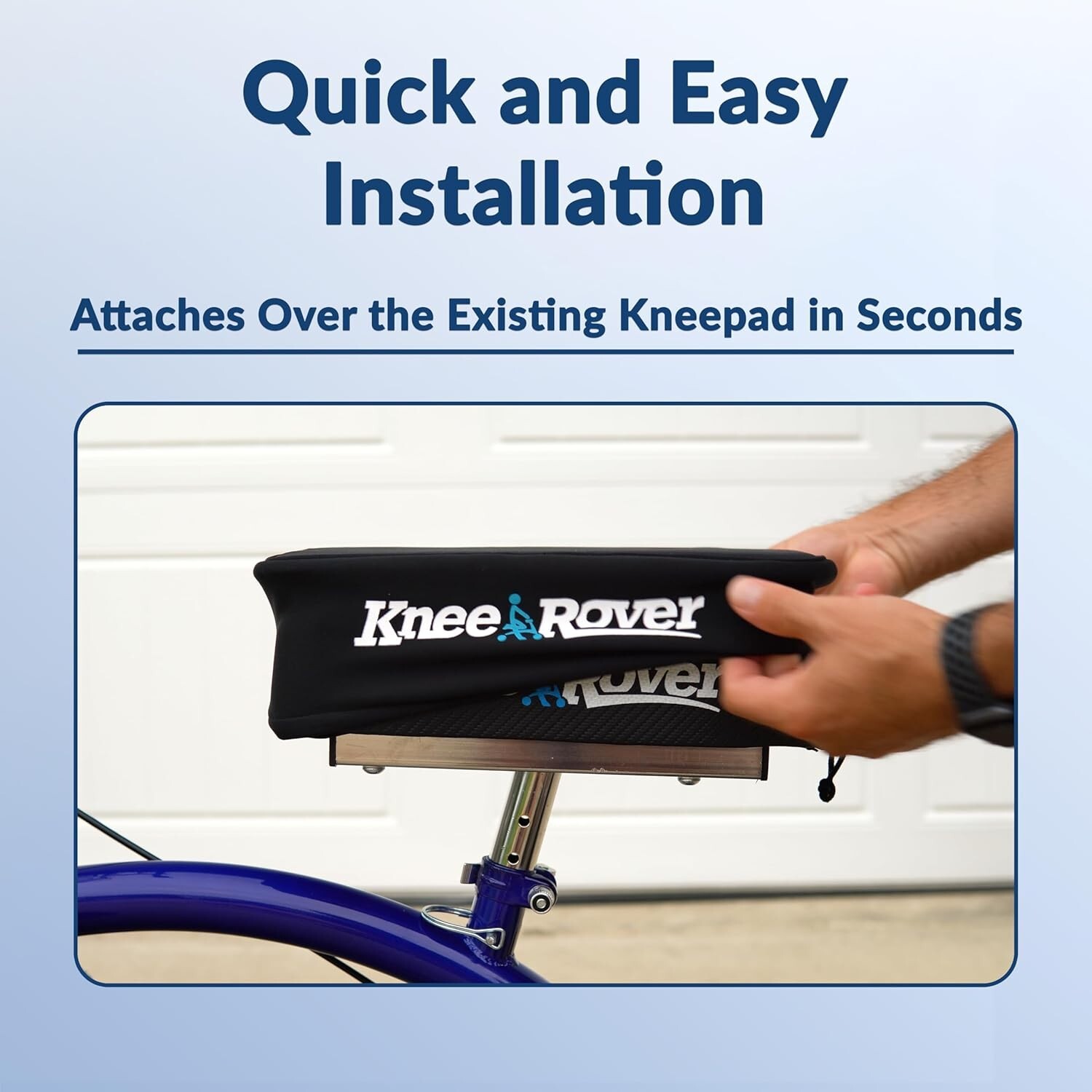 Comfortable Removable Knee Walker Pad Cover - Fits Most Models, Easy Install