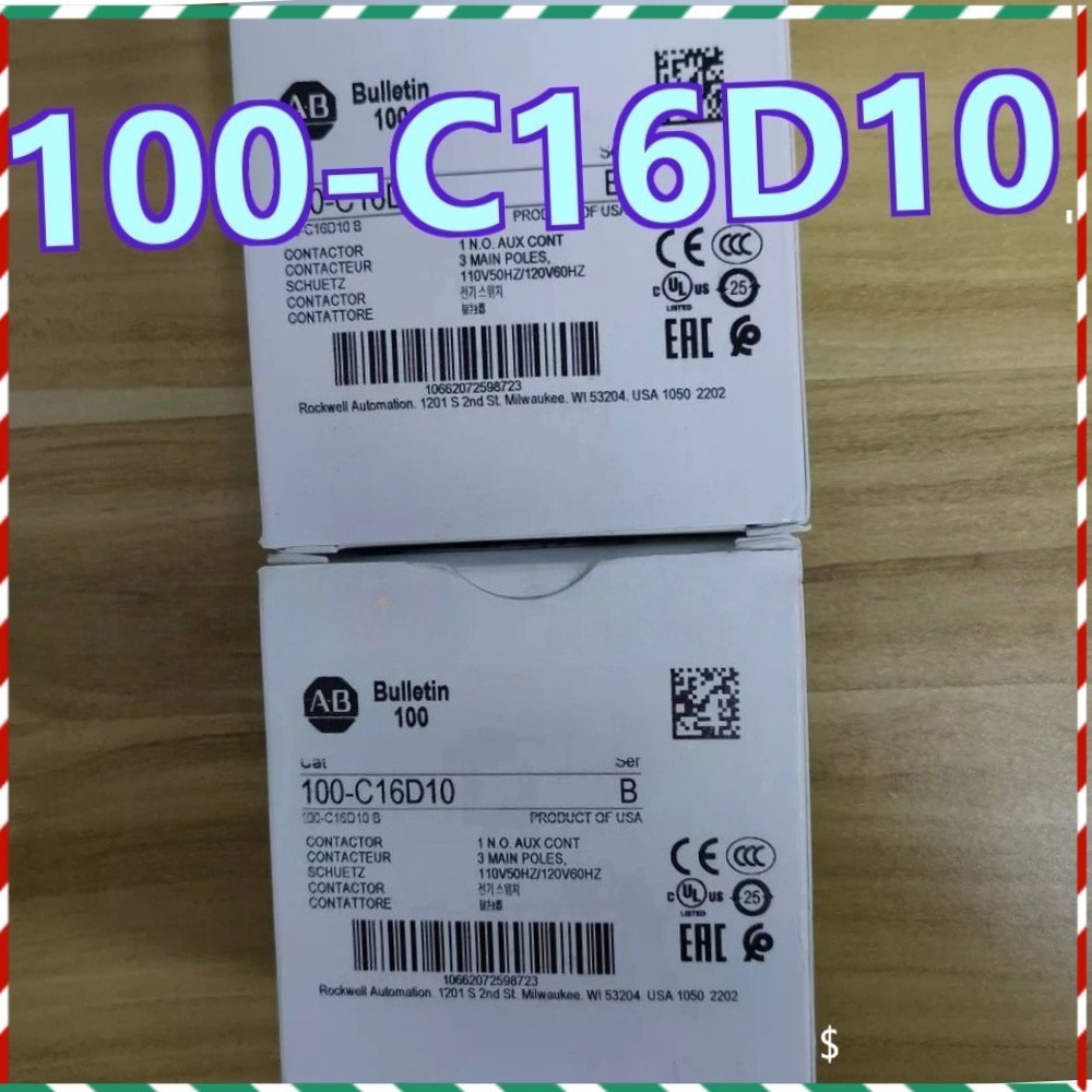 100-C16D10 1PCS NEW AMP 120VAC COIL IEC Contactor Fast delivery 100-C16D10