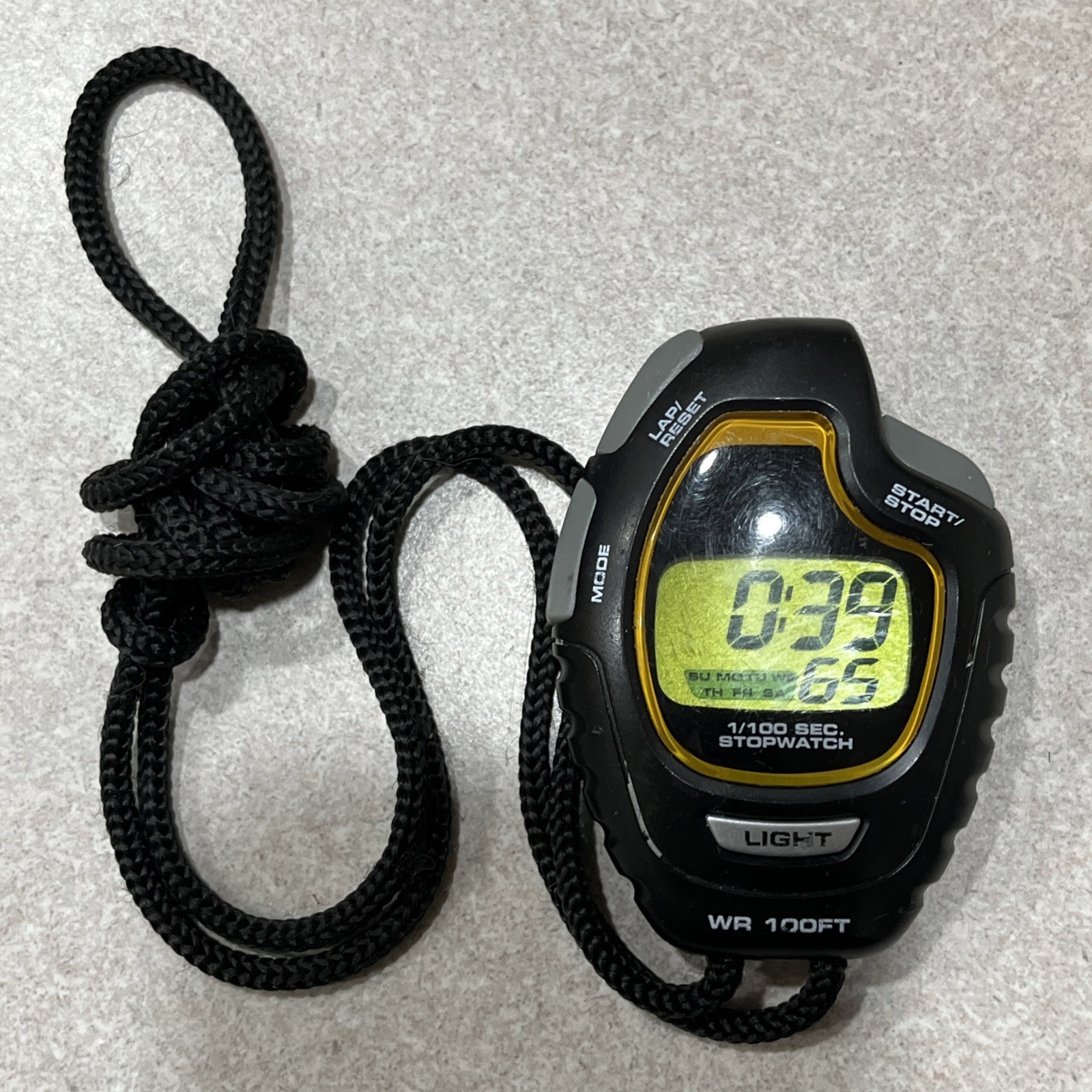 Digital Stopwatch Timer WR 100FT