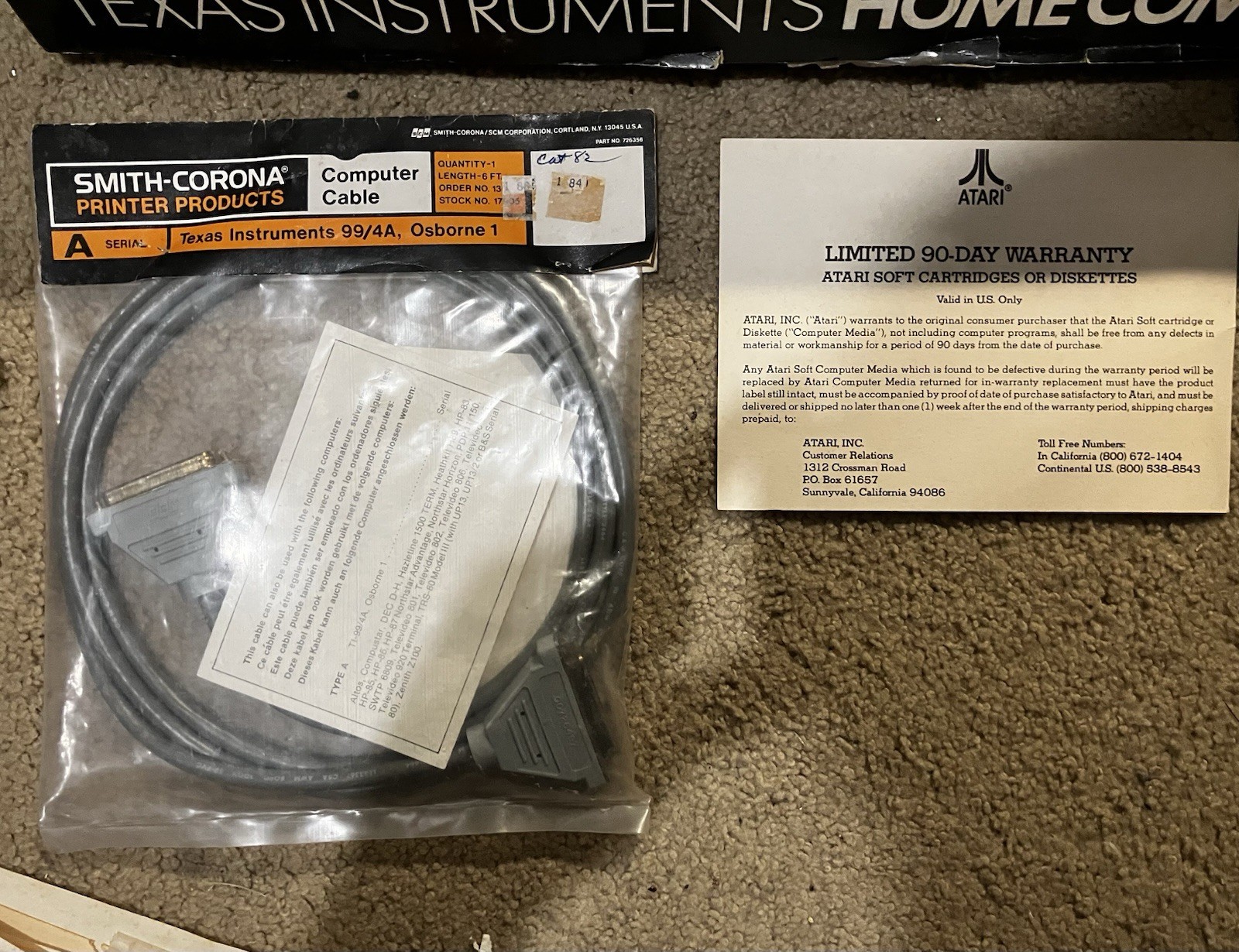 Texas Instruments TI-99/4A Home Computer Lot w/ Expansion System & Software