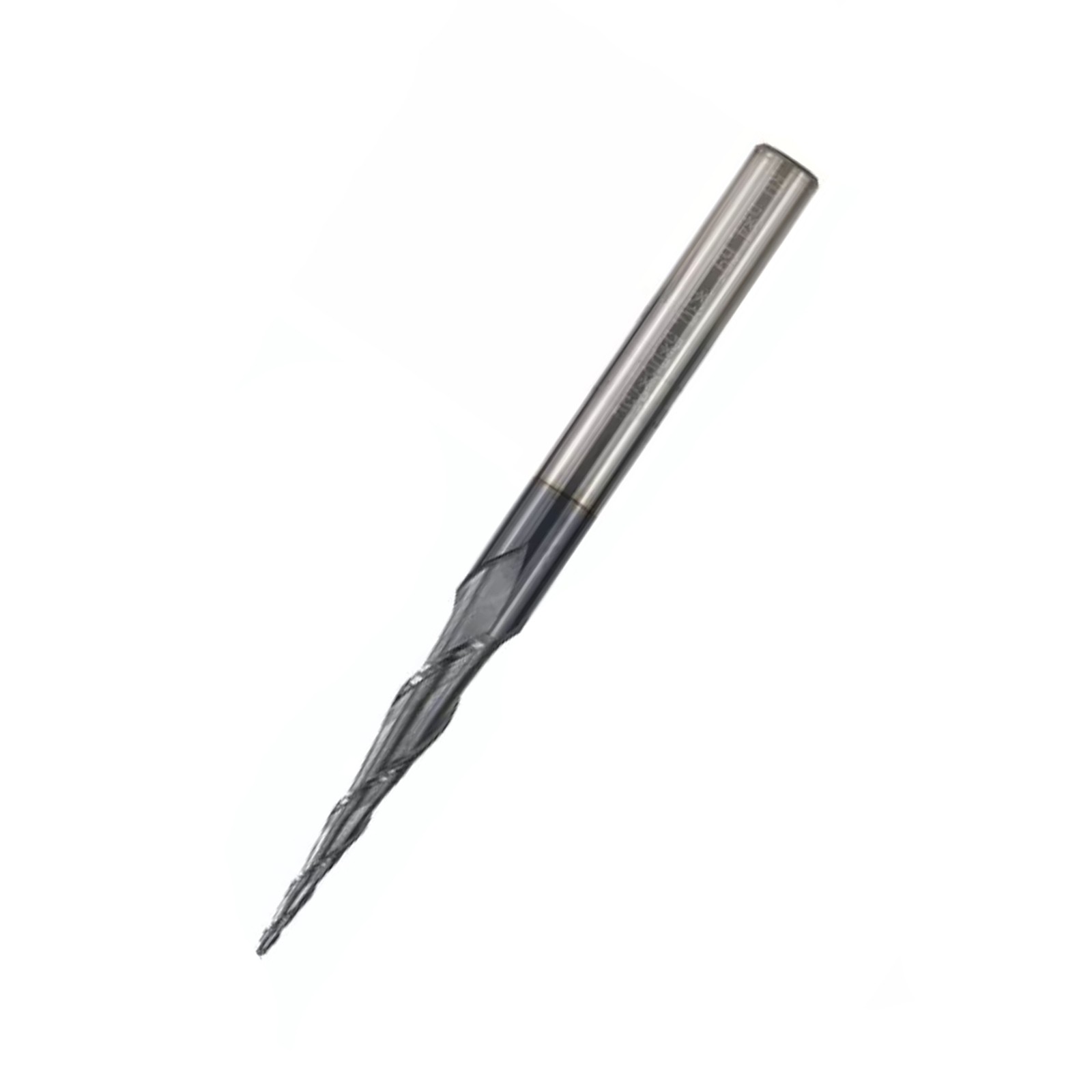 1.0mm 0.5mm 6mm Shank Tapered Spiral End Mill Ball Nose Radius CNC Router Bit