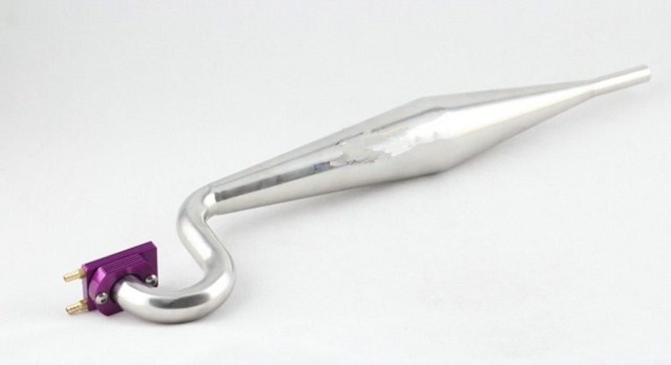 RC Boat Engine Stainless Steel Exhaust Pipe Tuned Pipe for 26cc Zenoah AM#202