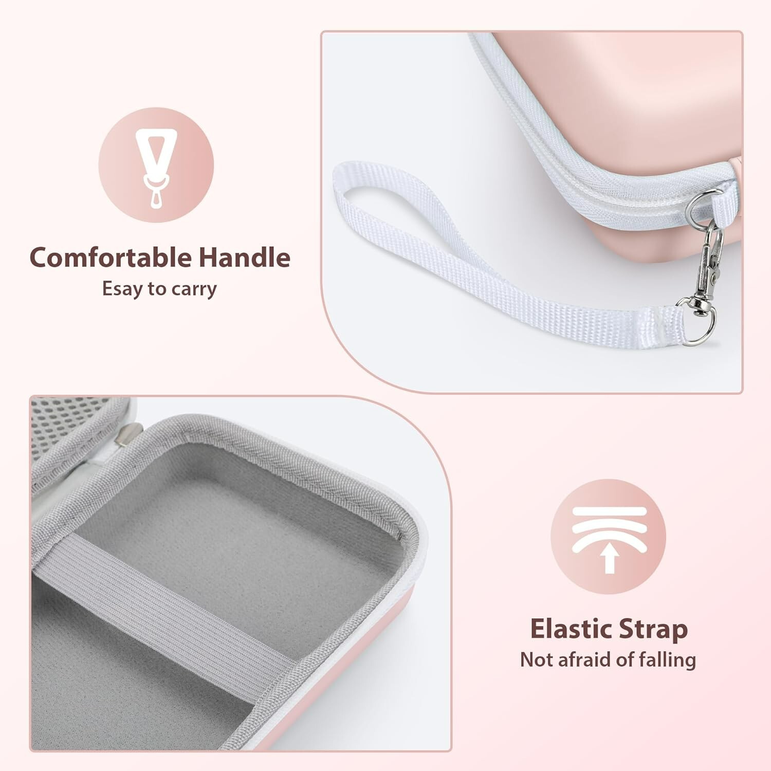 Labels Printer Case Compatible for P21 Label Maker, Compatible with Most Mini La