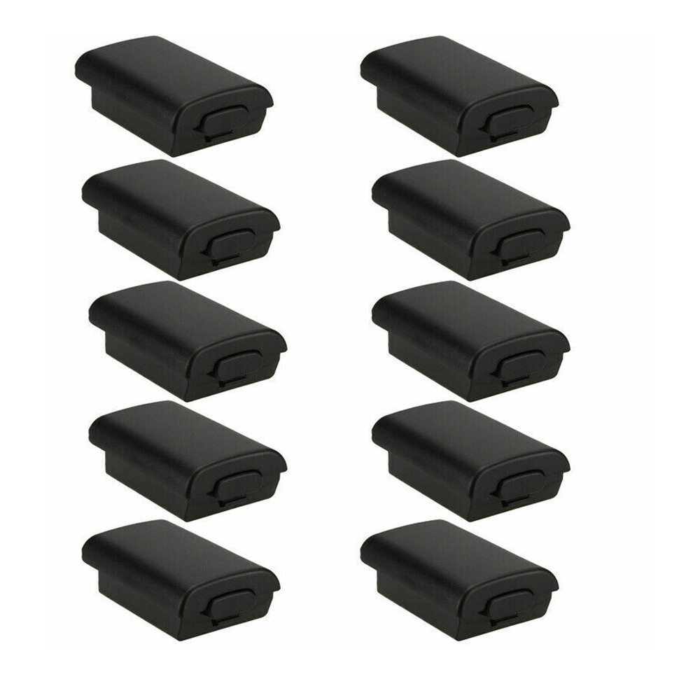 80x Black AA Battery Back Cover Case Shell Pack For Xbox 360 Wireless Controller
