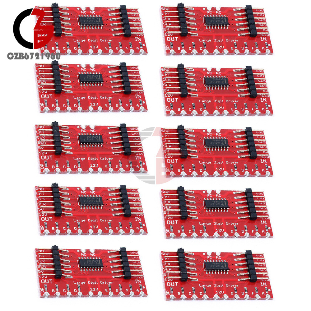 10PCS TPIC6C596 Large Digit Driver Drive 6.5" 7-Segment LED Display for Andrino
