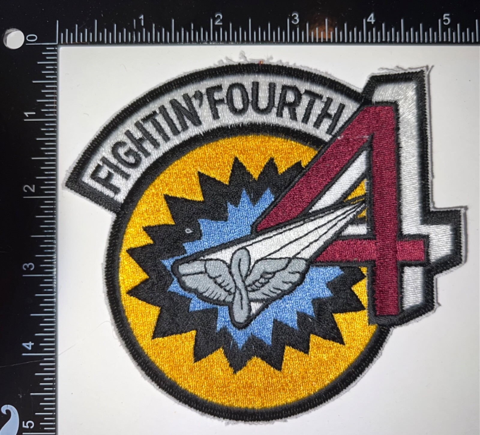 USAF US Air Force Academy 4th Fightin’ Fourth Cadet Squadron Patch