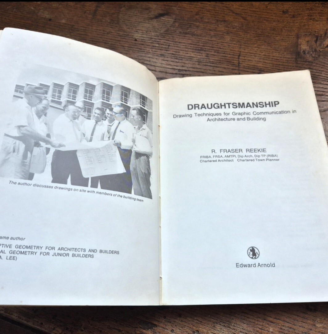 DRAUGHTSMANSHIP BOOK SECOND EDITION ,METRIC UNITS 232 PAGES 1973