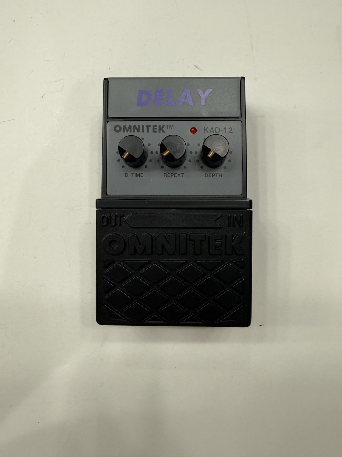 Omnitek KAD-12 Analog Delay Rare Vintage Guitar Effect Pedal MIT Taiwan